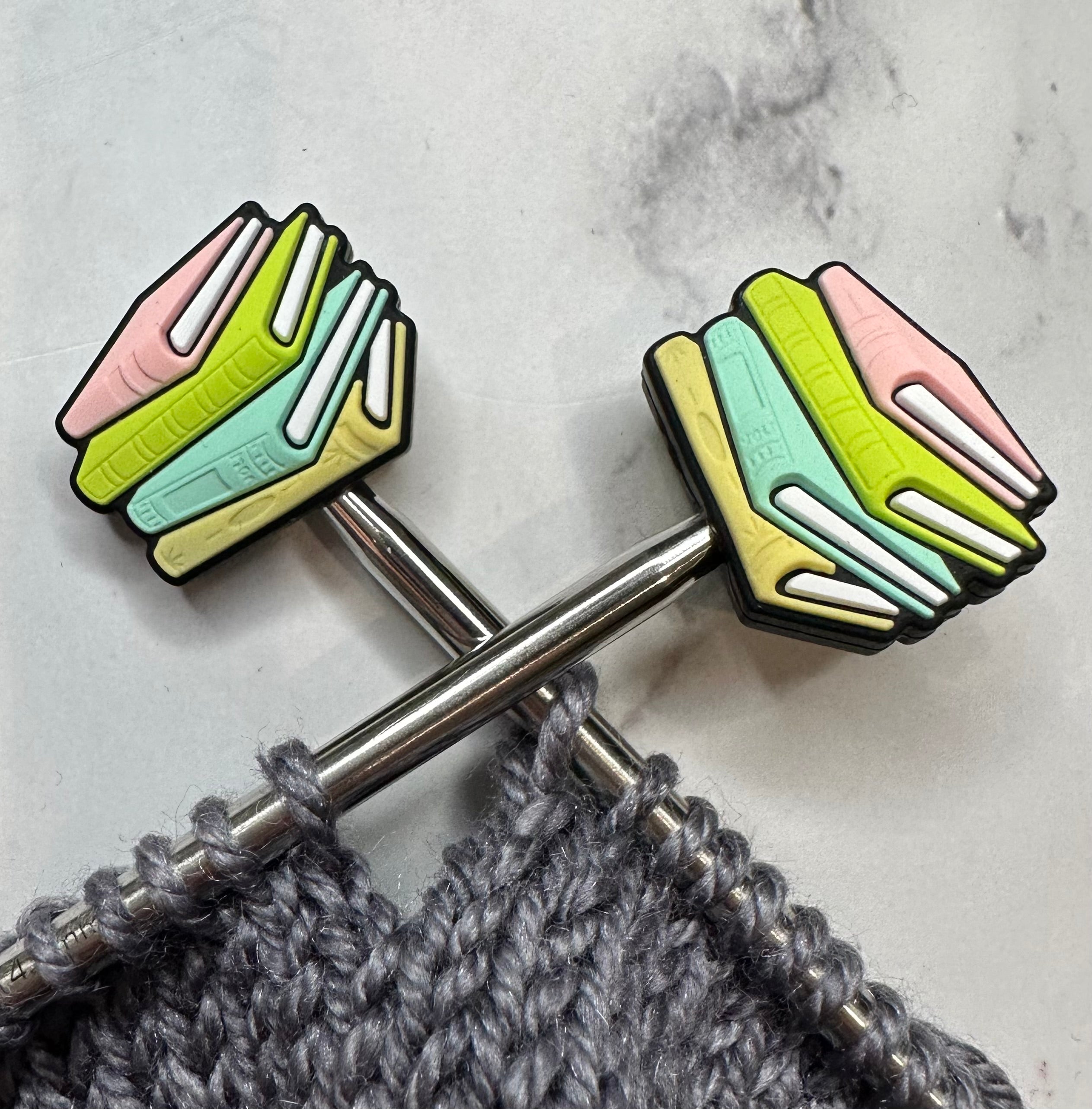 Book Stack Needle Stoppers