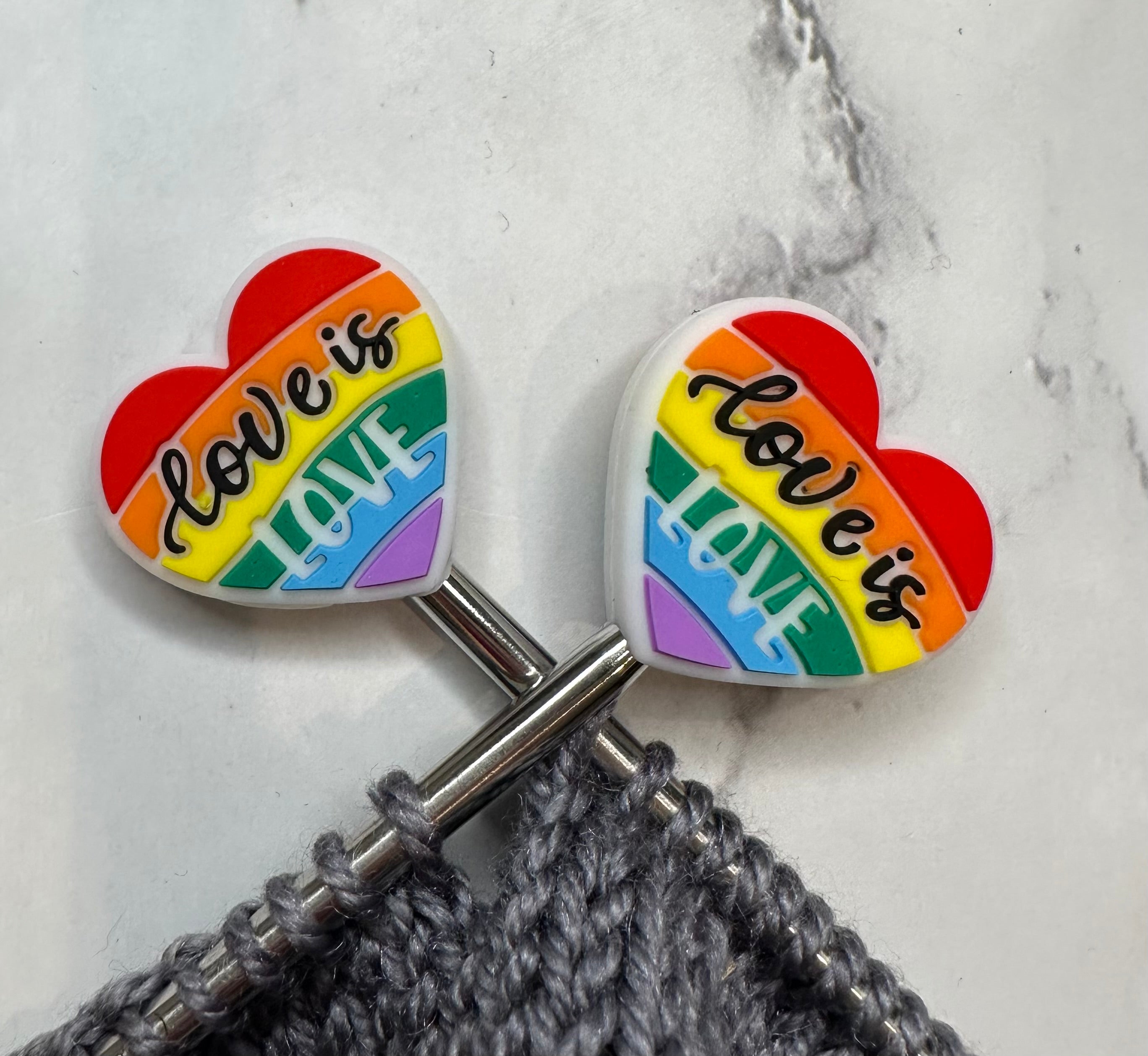 Love is Love Needle Stoppers